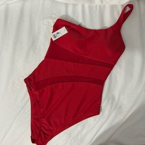 Red small bathing suit